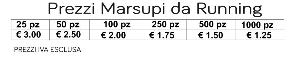 prezzi marsupi da running prezzi marsupi da running