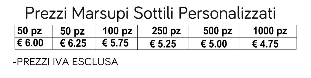 prezzi marsupi sottili personalizzati prezzi marsupi sottili personalizzati