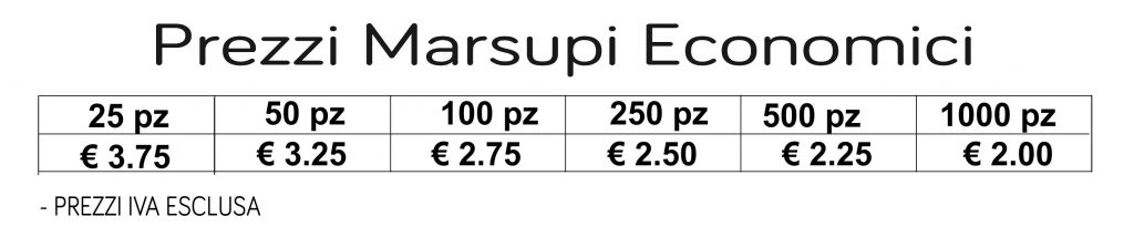 prezzi marsupi economici